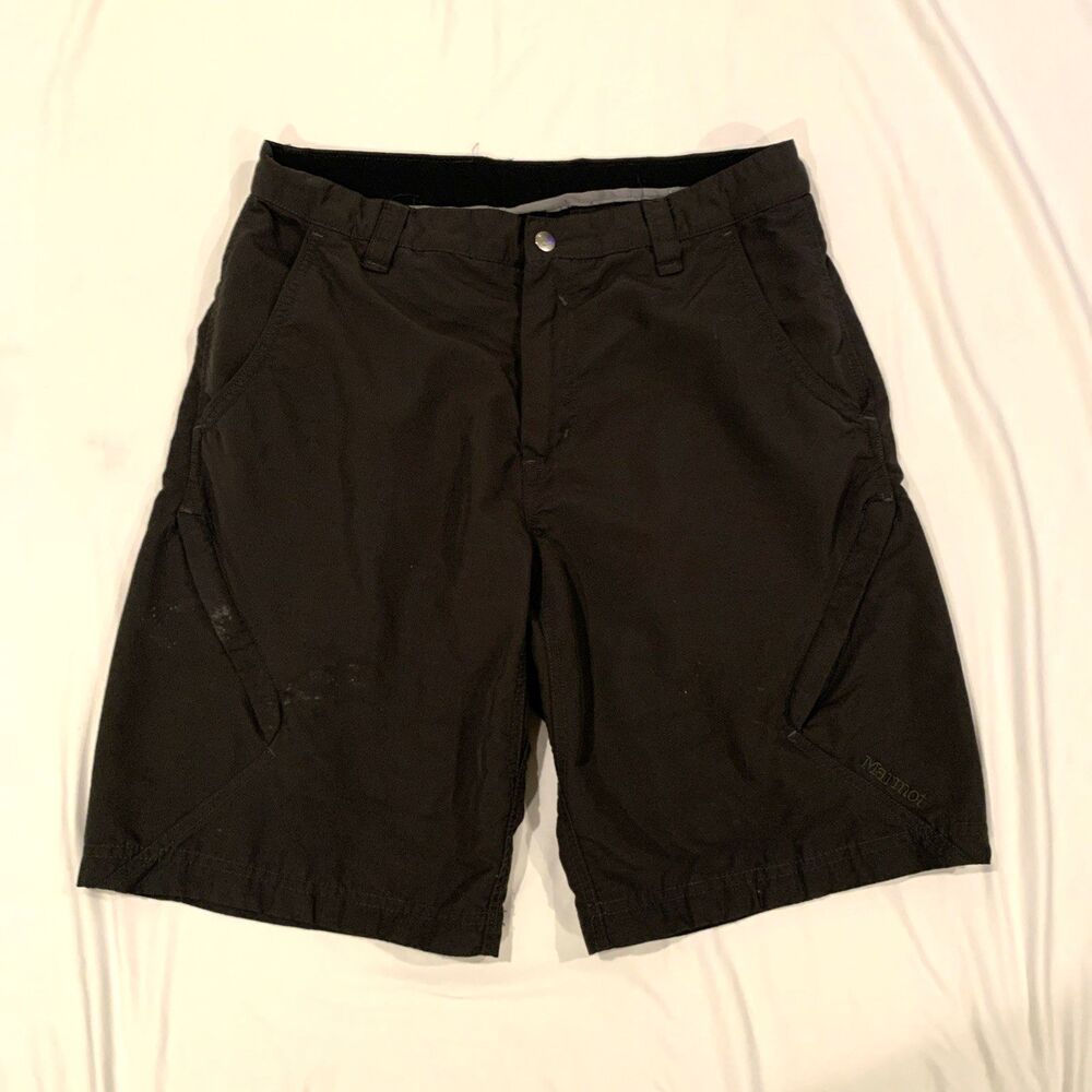 Men's Size 30-32 Marmot Nylon Shorts Gray Outdoor Hiking Walking